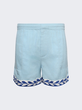 Seedling Stripe Shorts White Blue