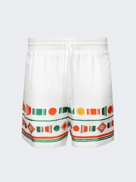 Playful Eagle Shorts White