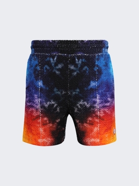 Jacquard Monogram Shorts Tie Dye