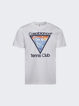 Tennis Club Icon Printed Tee White