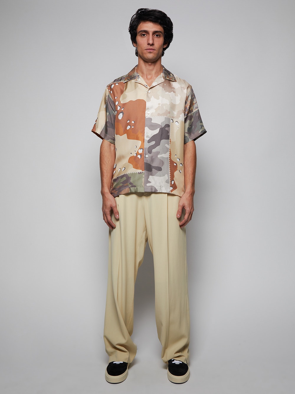 Patchwork Camo Short Sleeve Shirt | The Webster Patchwork Camo Short Sleeve Shirt | The Webster