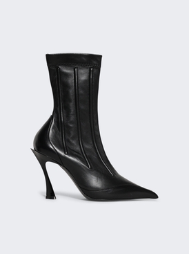 Corset Ankle Boot Nappa Black