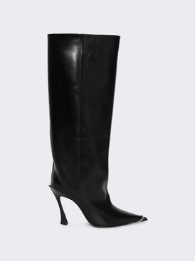 Piercing Knee Boot Black