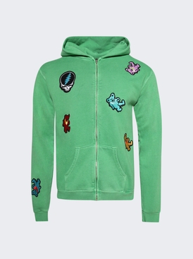 Grateful Dead Zip Hoodie Grass