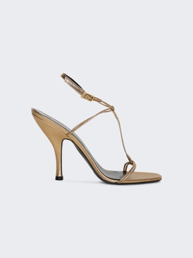 Mixer Sandal Gold Leather