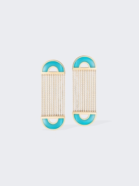 Ready To Smile Turquoise Drop Earrings
