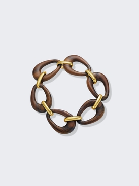 The Florence Argentine Rosewood Link Bracelet