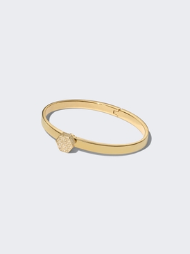 Solid Band And Pave Topper Universe Bracelet 18k Yellow Gold