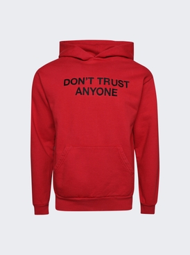 Don't Trust Anyone Hoodie Red