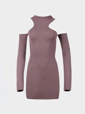 Sleek Asymmetric Mini Dress