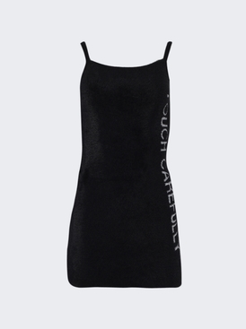 Quote Fuzzy Mini Dress