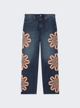 Embroidered Bootcut Jeans