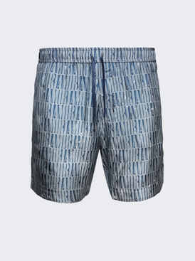 Gradient Drawstring Silk Shorts