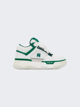 MA-1 Sneakers White and Green Nubuck