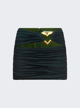 Heart Ruched Mini Skirt