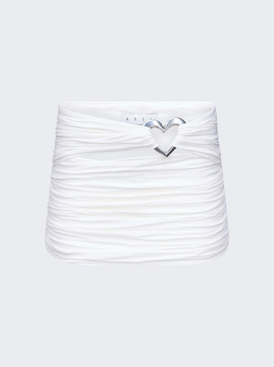 Heart Ruched Mini Skirt