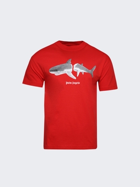 Shark Classic T-Shirt Red and White