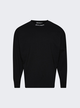 Long Sleeve Classic Logo Over T-Shirt Black and White