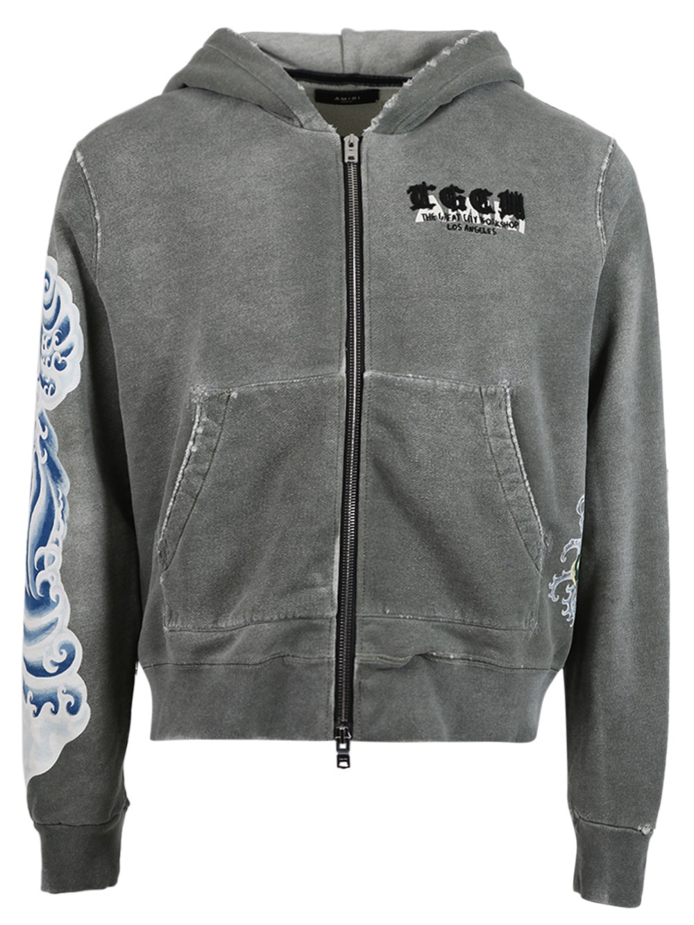 T.G.C.W. Koi Wave Hoodie Green | The Webster T.G.C.W. Koi Wave Hoodie Green | The Webster