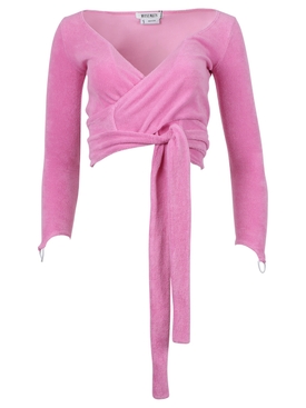 Terry Cropped Dramady Top