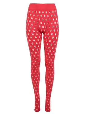 Knitted Perforated Leggings