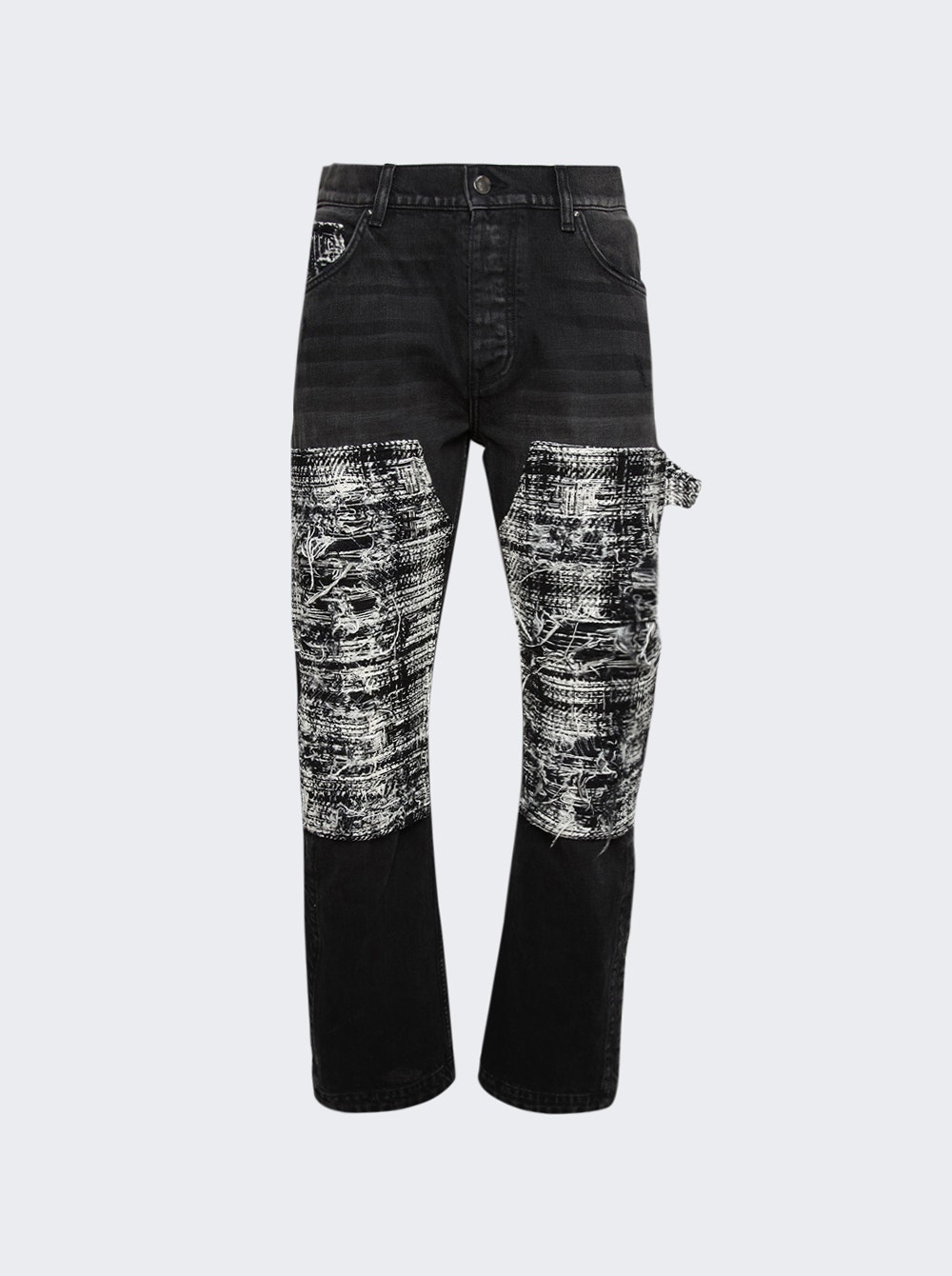 Boucle Patch Carpenter Jean Aged Black | The Webster Boucle Patch Carpenter Jean Aged Black | The Webster