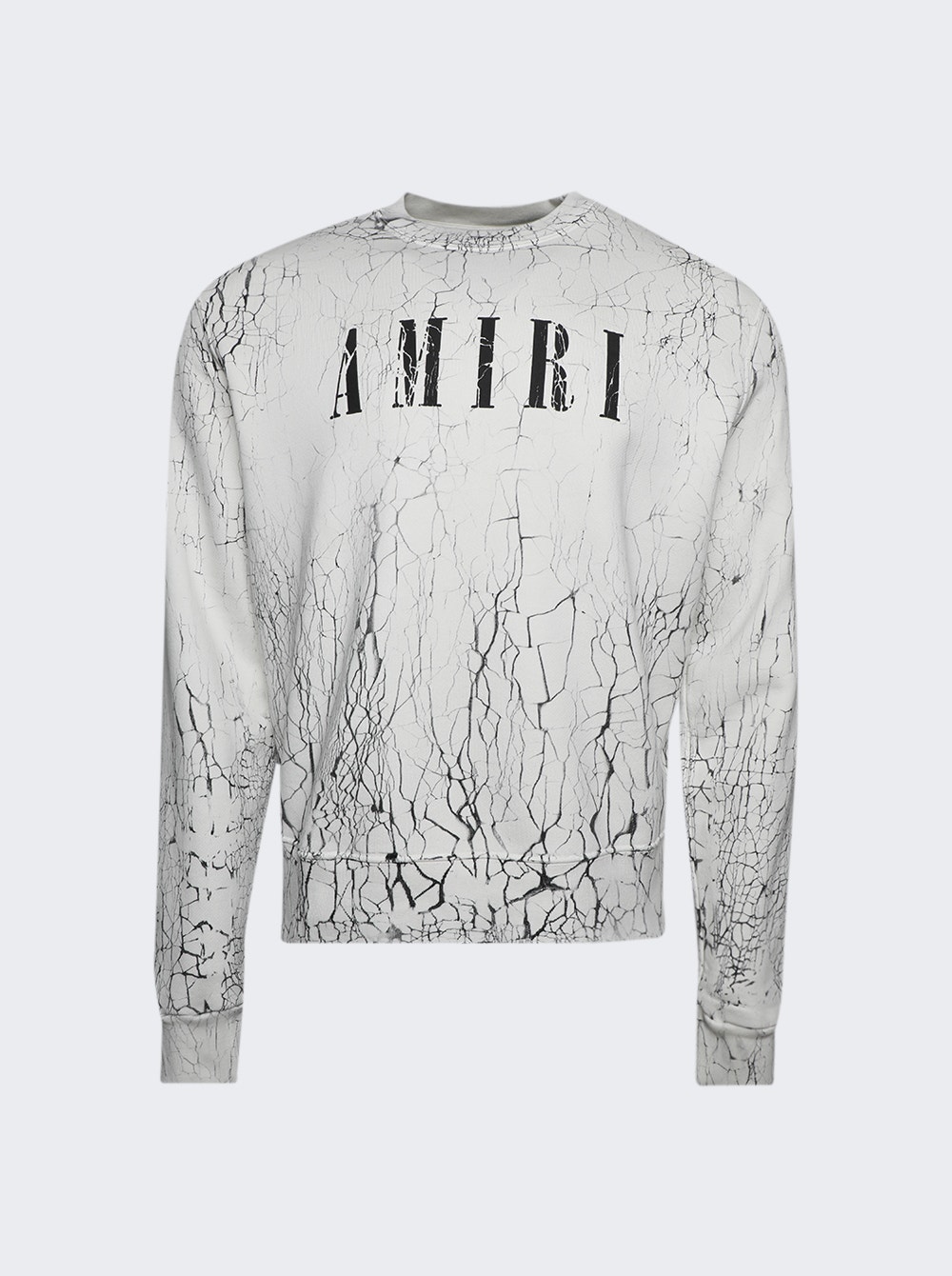 Cracked Dye Core Logo Crewneck Sweatshirt White | The Webster Cracked Dye Core Logo Crewneck Sweatshirt White | The Webster