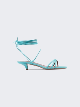 Linda Lace Up Sandal Turquoise