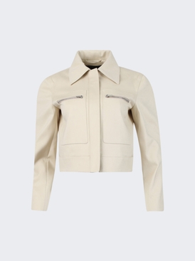 Gabardine Cropped Jacket