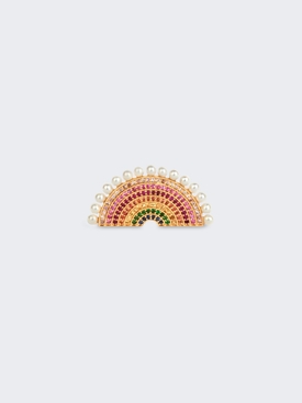 RAINBOW RING WITH PEARLS