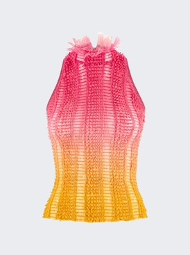 Angel Ombre Top Pink And Orange