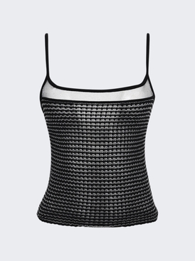 Sporty Top Black And Grey