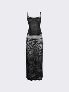 Delicate Dress Black And Grey