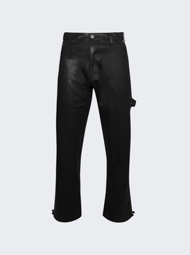 Oil Stain Reza Double Knee Jeans