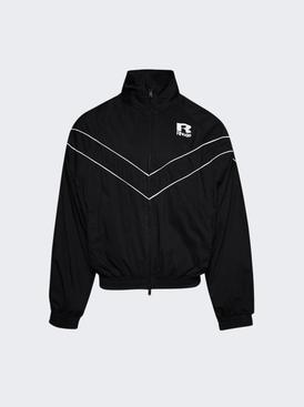Piping Raglan Track Jacket Black