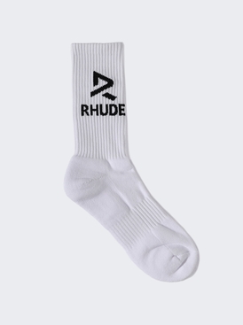 Trophy Racing Sock White
