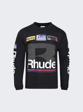 Petrol Patch Long Sleeve Tee Black