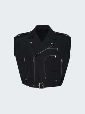 Cropped Jumbo Bauhaus Stooges Vest Black