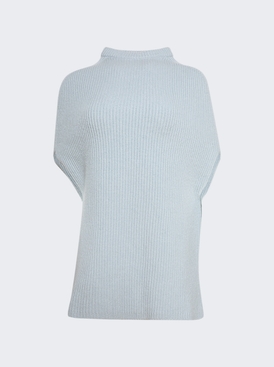 Crater Turtleneck Pale Blue