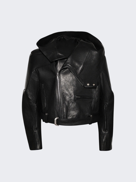 Cropped Hooded Stooges Jacket Black