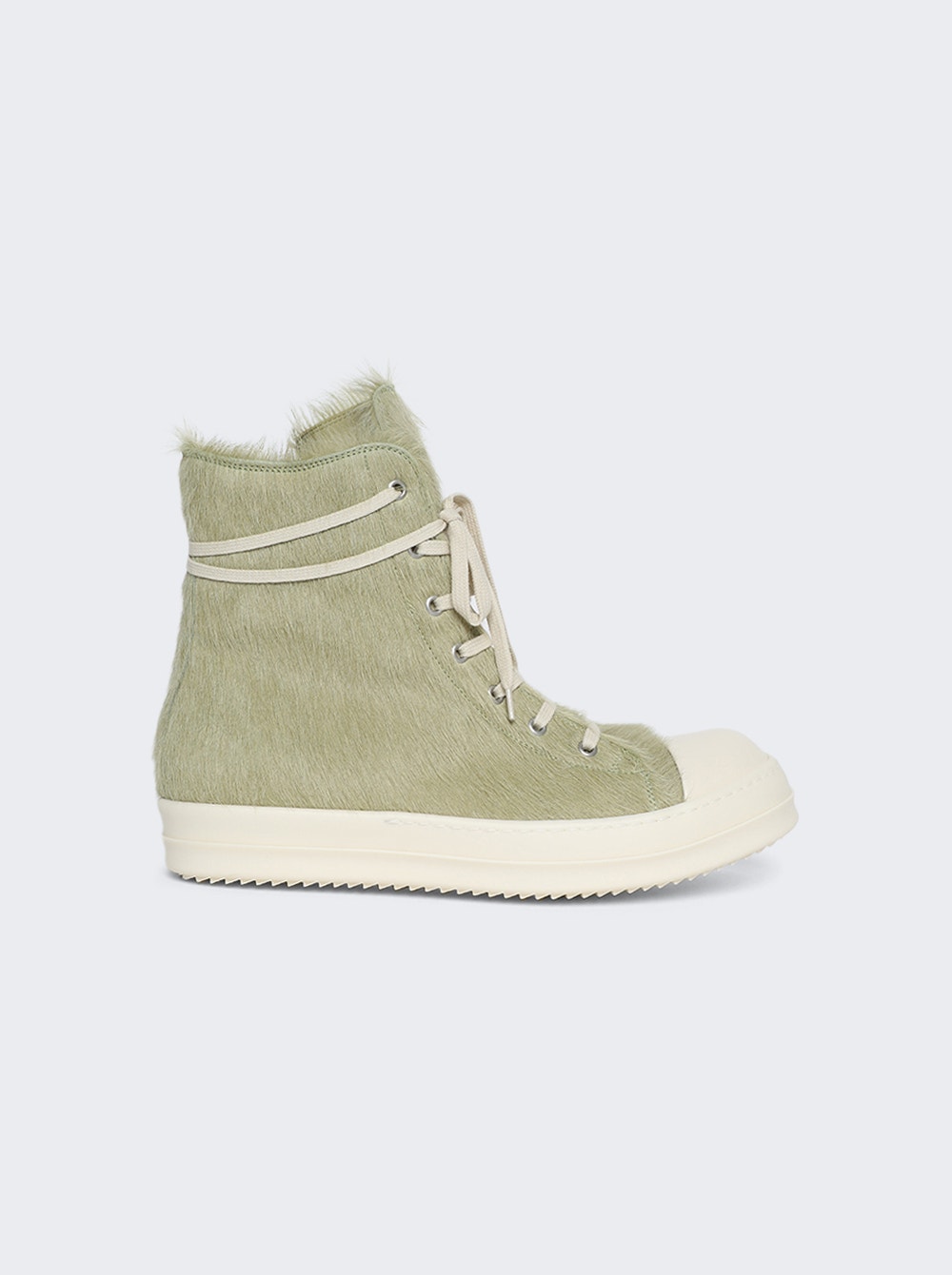 Fur High Top Sneakers Dirty Acid / Milk | The Webster Fur High Top Sneakers Dirty Acid / Milk | The Webster