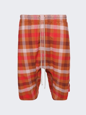 Basket Swingers Shorts Clay Plaid