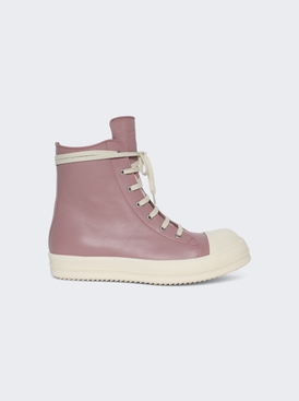 Scarpe In Pelle Sneakers Dusty Pink And Milk