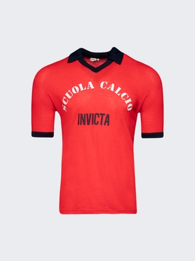 Scuola Calcio Invicta Short Sleeve Jersey Red