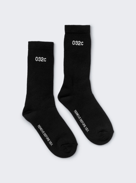Remove Before Sex Crew Socks Black And White