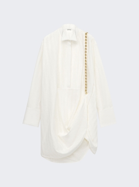 Chain Shirt Dress Optic White