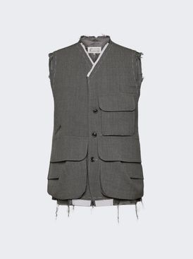 Gilet Vest Grey Melange