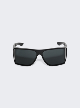 Logo Shield Sunglasses Black