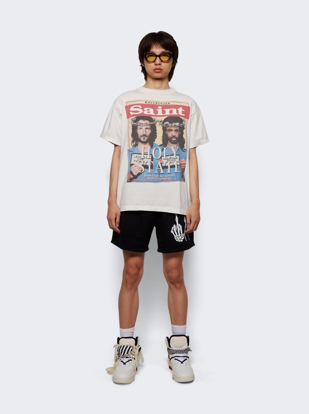 X Denim Tears Holy State Tee White | The Webster X Denim Tears Holy State Tee White | The Webster