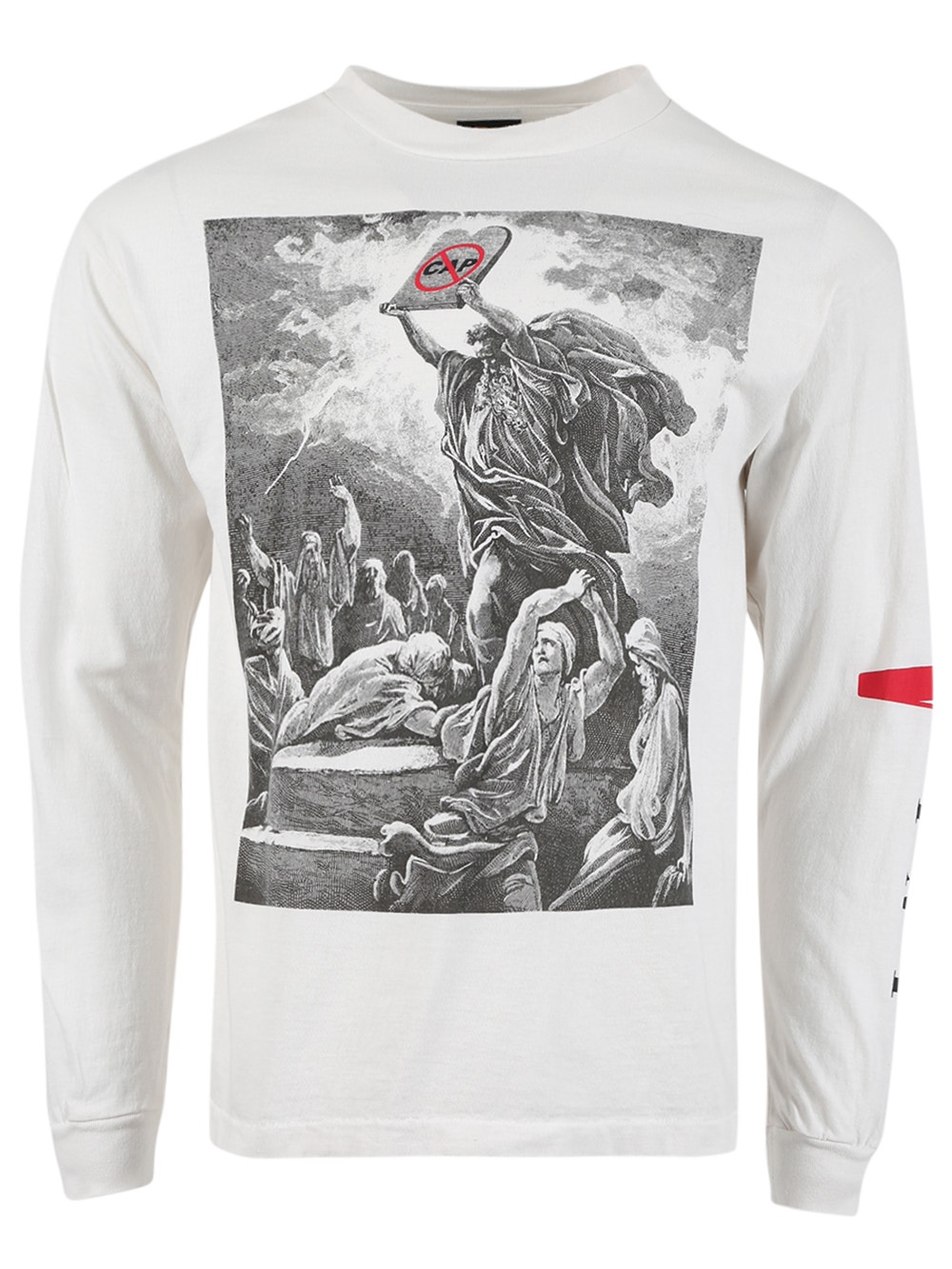X Vlone No Cap Long-sleeve Tee White | The Webster